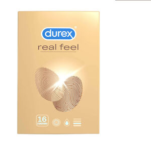 Durex Real Feel - bezlatexové kondómy (16ks)